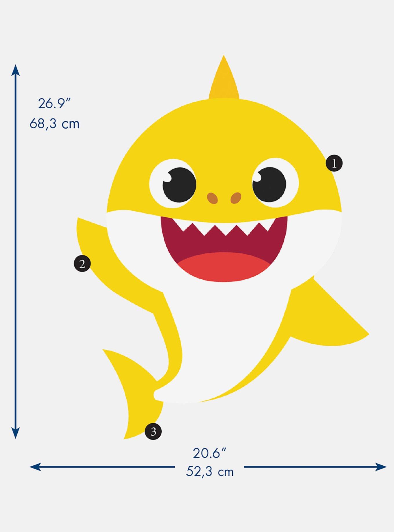 Baby Shark Peel And Stick Giant Wall Decals BoxLunch