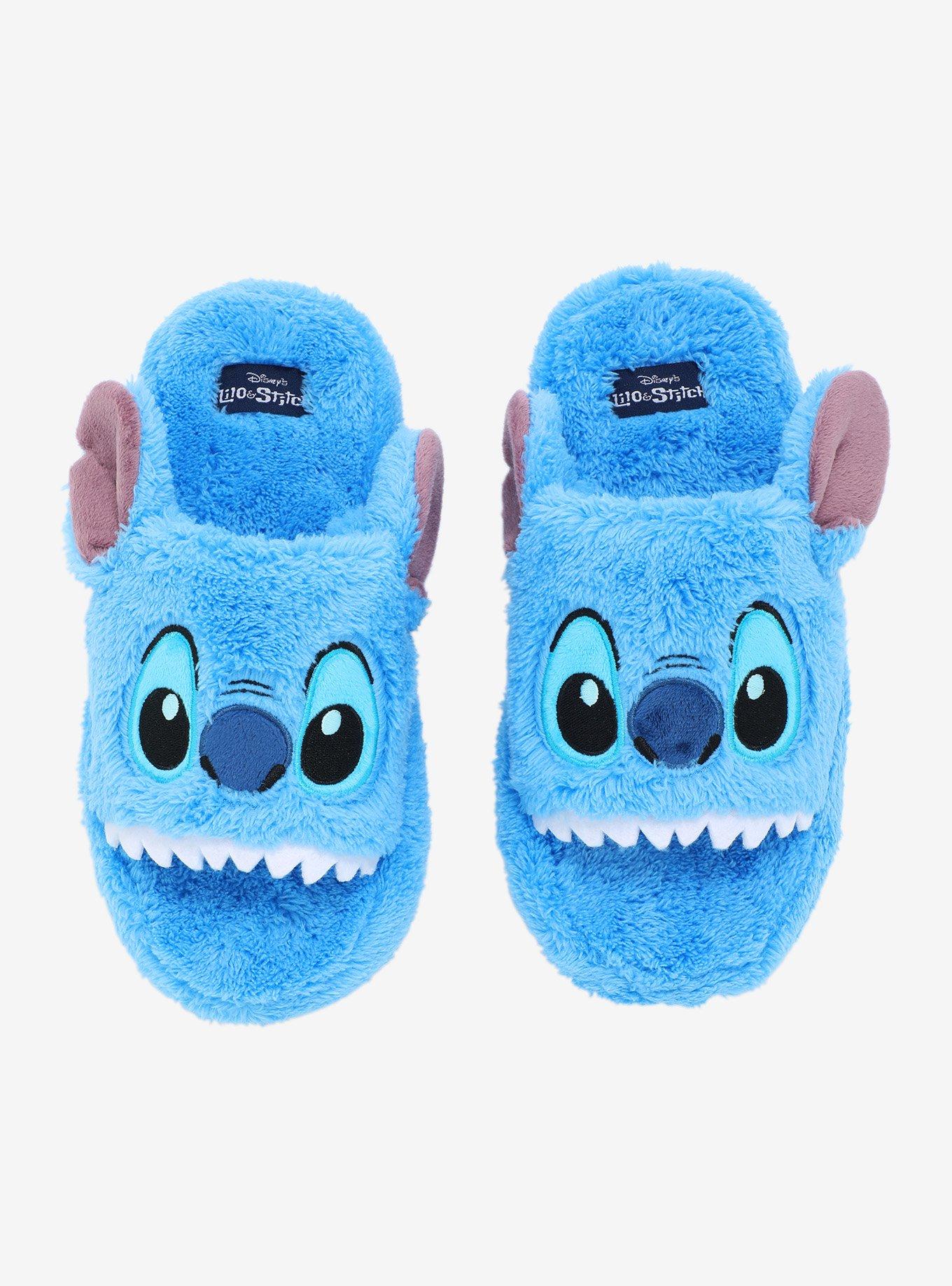 Hot Topic Disney Lilo & Stitch Fuzzy Plush Slippers Dulles Town Center