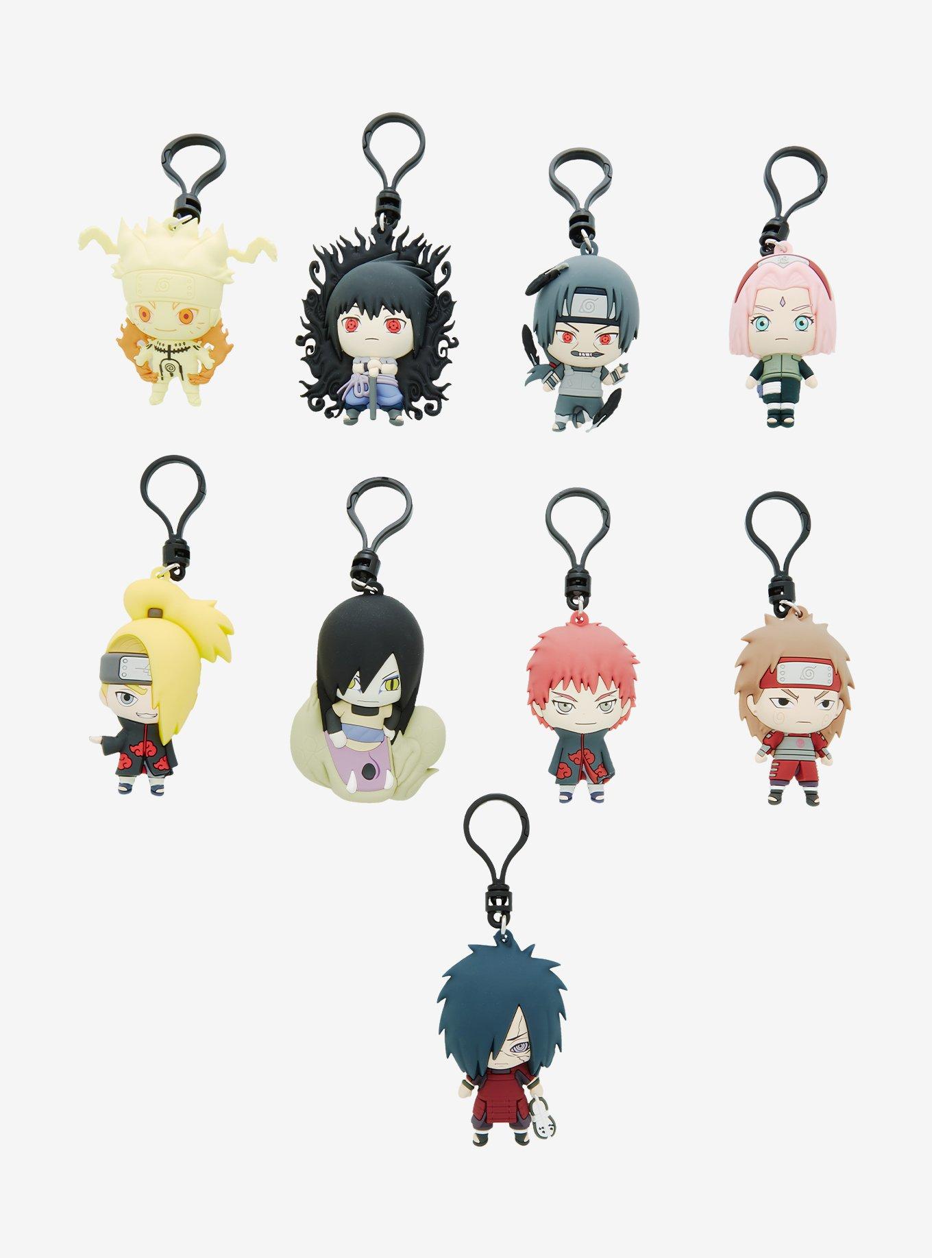 Naruto bag clip lot