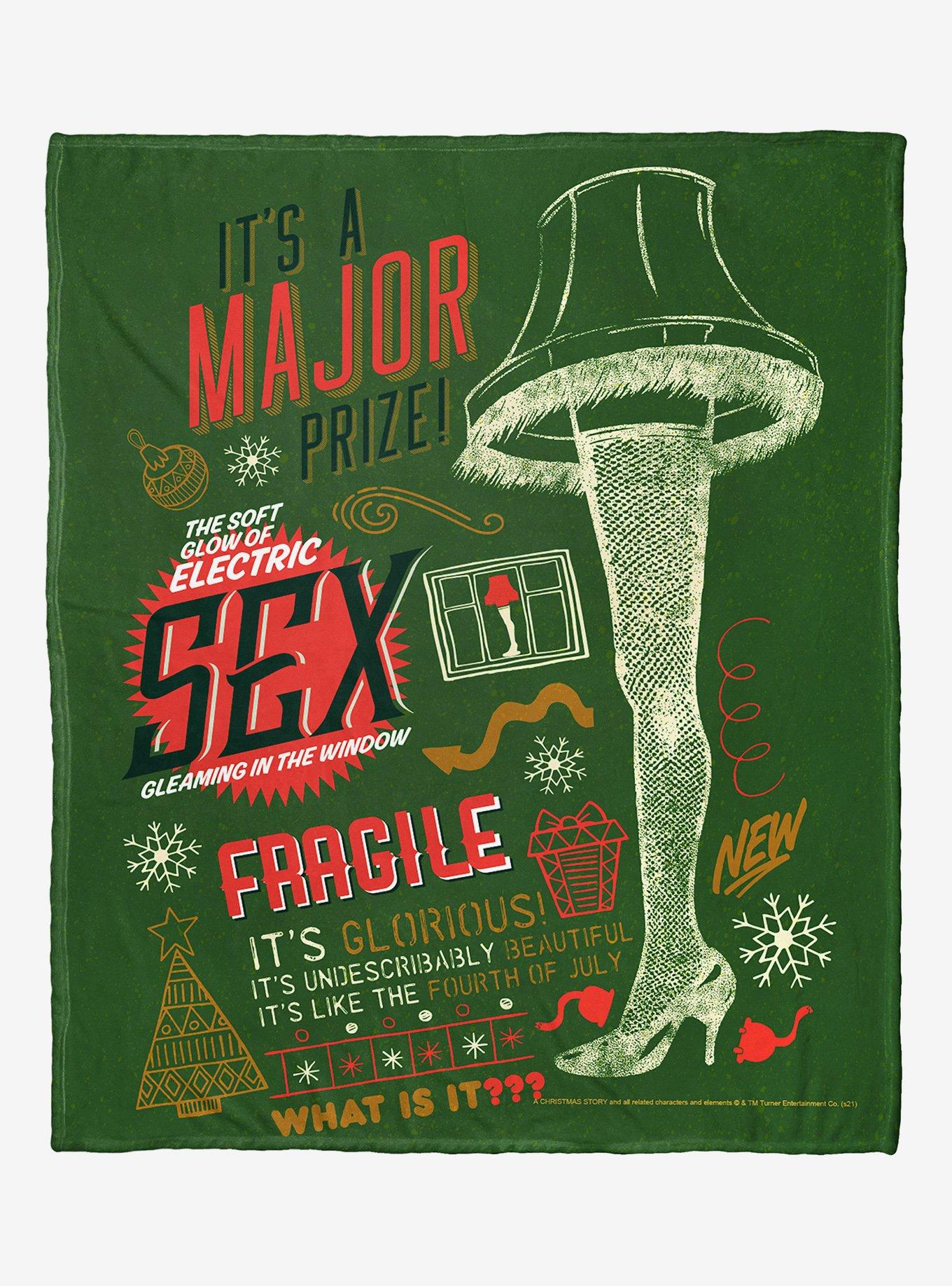 A Christmas Story The Major Prize Silk Touch Throw Blanket Hot Topic