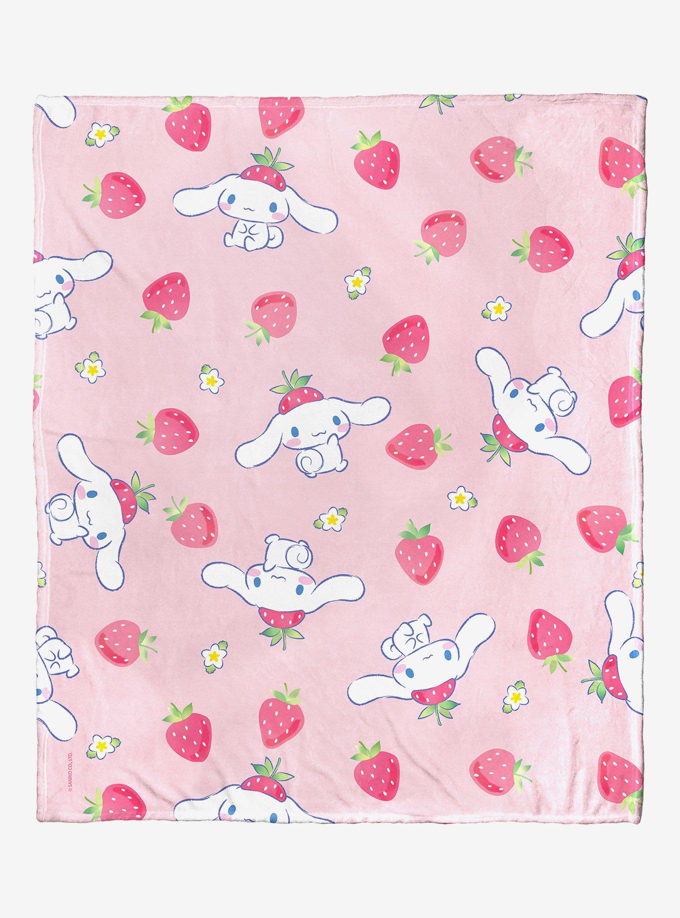 Cinnamoroll Berry Pattern Silk Touch Throw Blanket Hot Topic