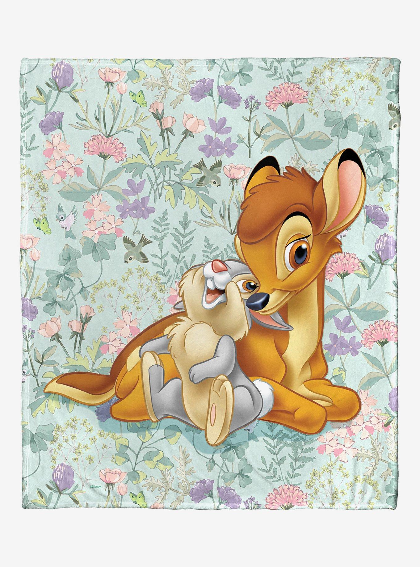 Disney Bambi 80th Celebration Botanical Duo Throw Blanket BoxLunch