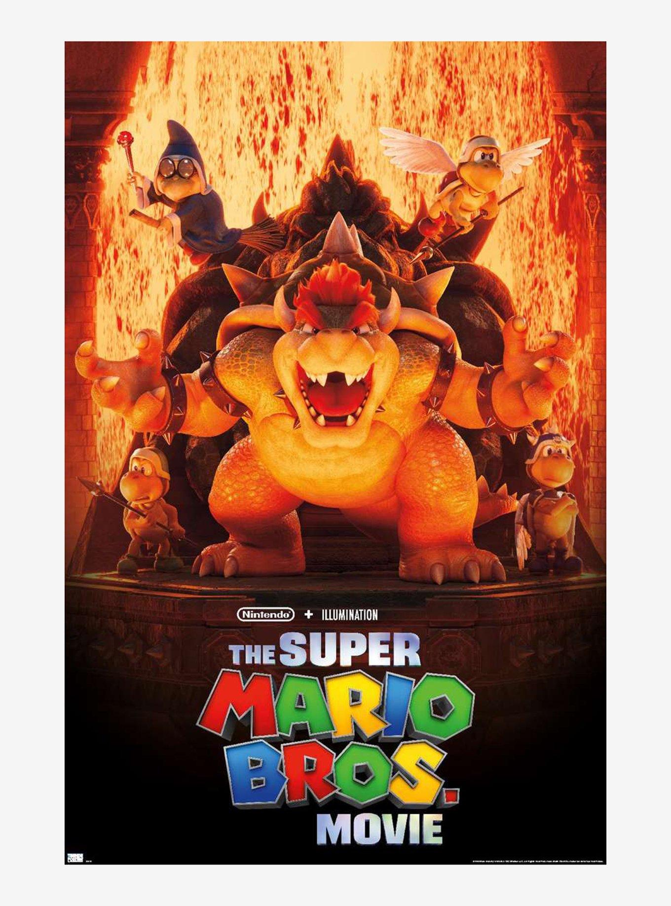 The Super Mario Bros. Movie Bowser Poster Hot Topic