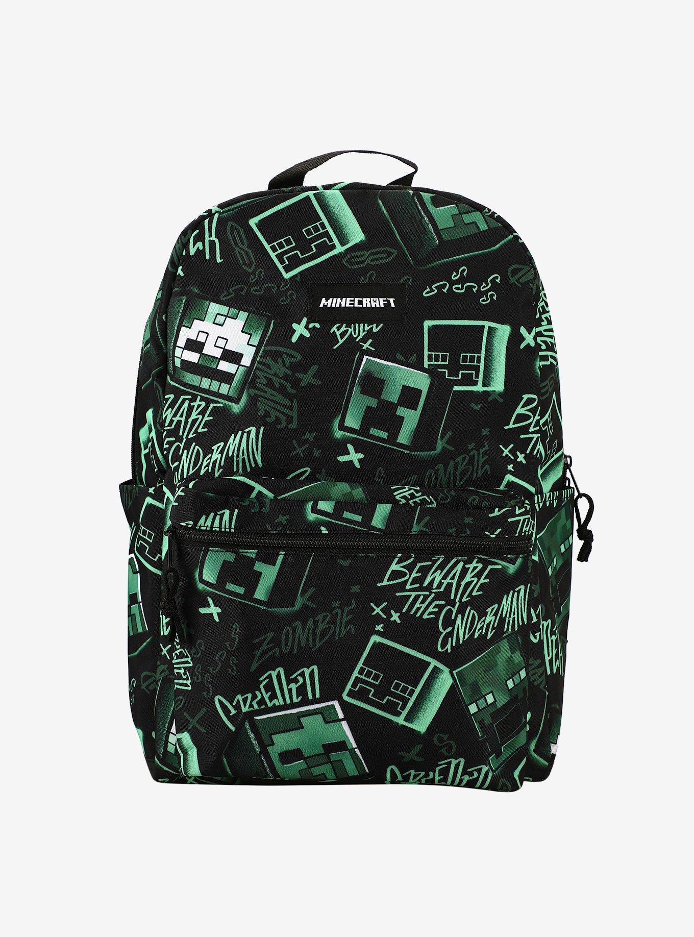 Minecraft Creeper Toss Backpack Hot Topic