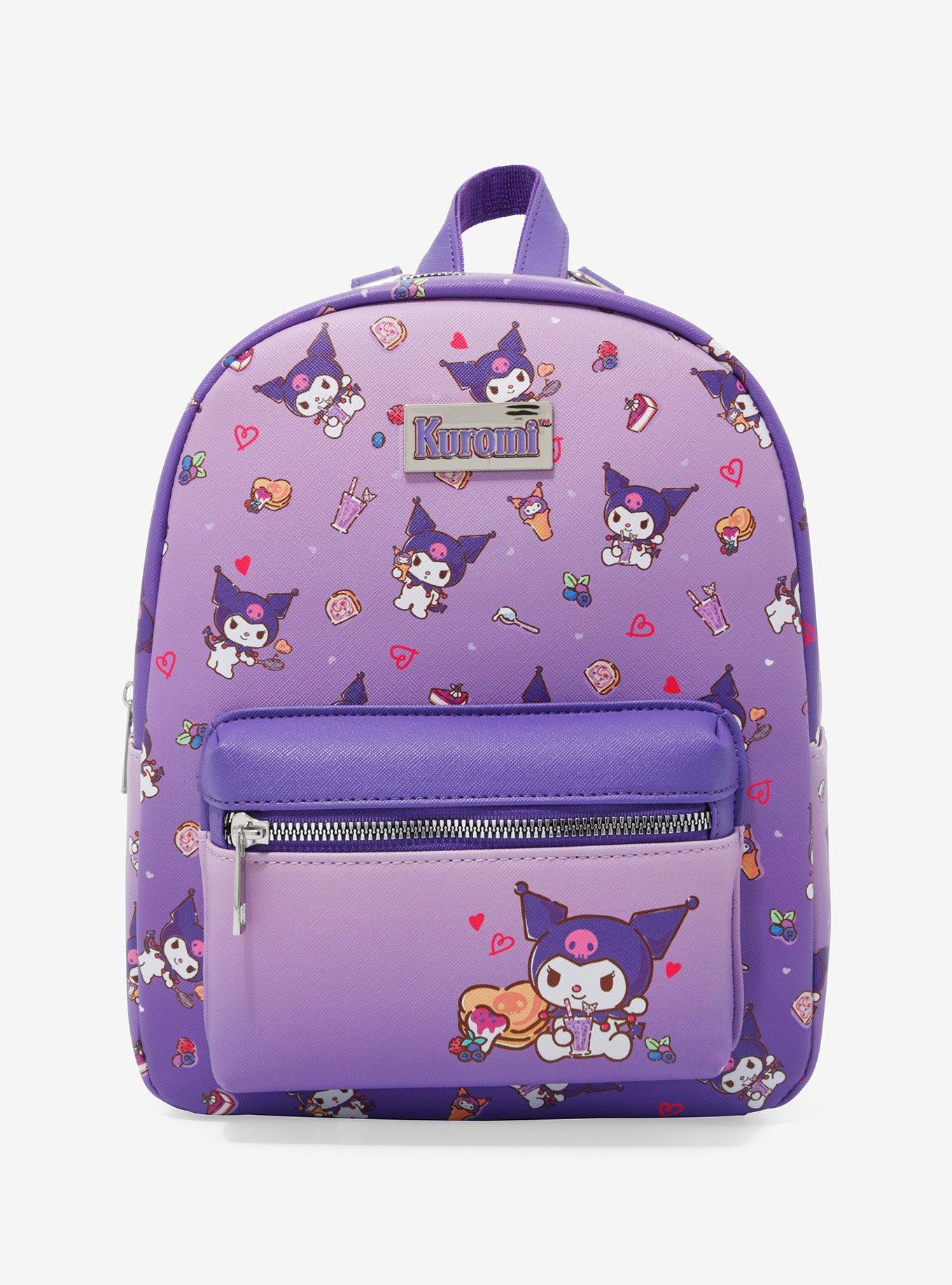 Boxlunch Sanrio Kuromi Heart Eyes Figural Mini Backpack BoxLunch Exclusive Hamilton Place