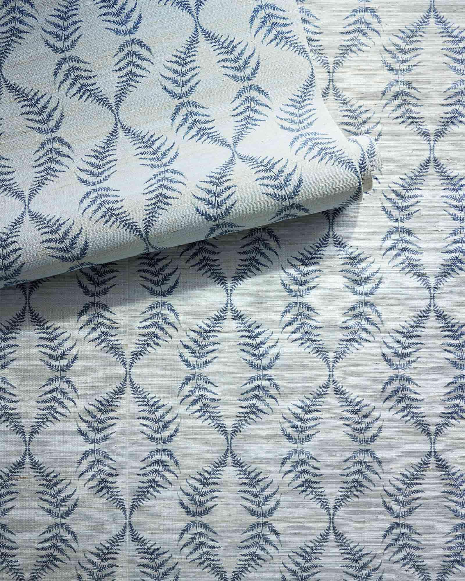 Gardenside Grasscloth Wallcovering Swatch Serena and Lily