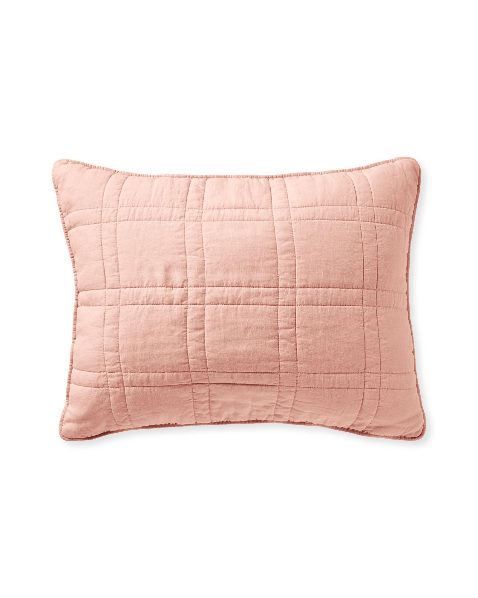 The Washed Linen Sham Serena and Lily