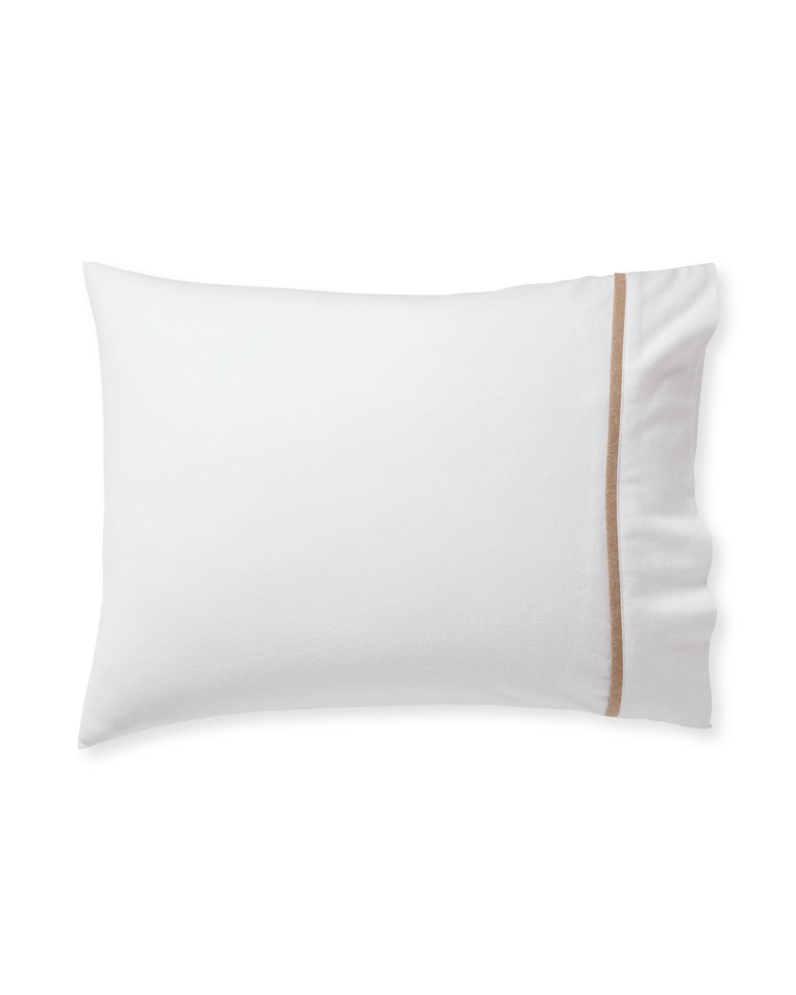 Belvedere Brushed Cotton Pillowcases (Set of 2) Serena and Lily