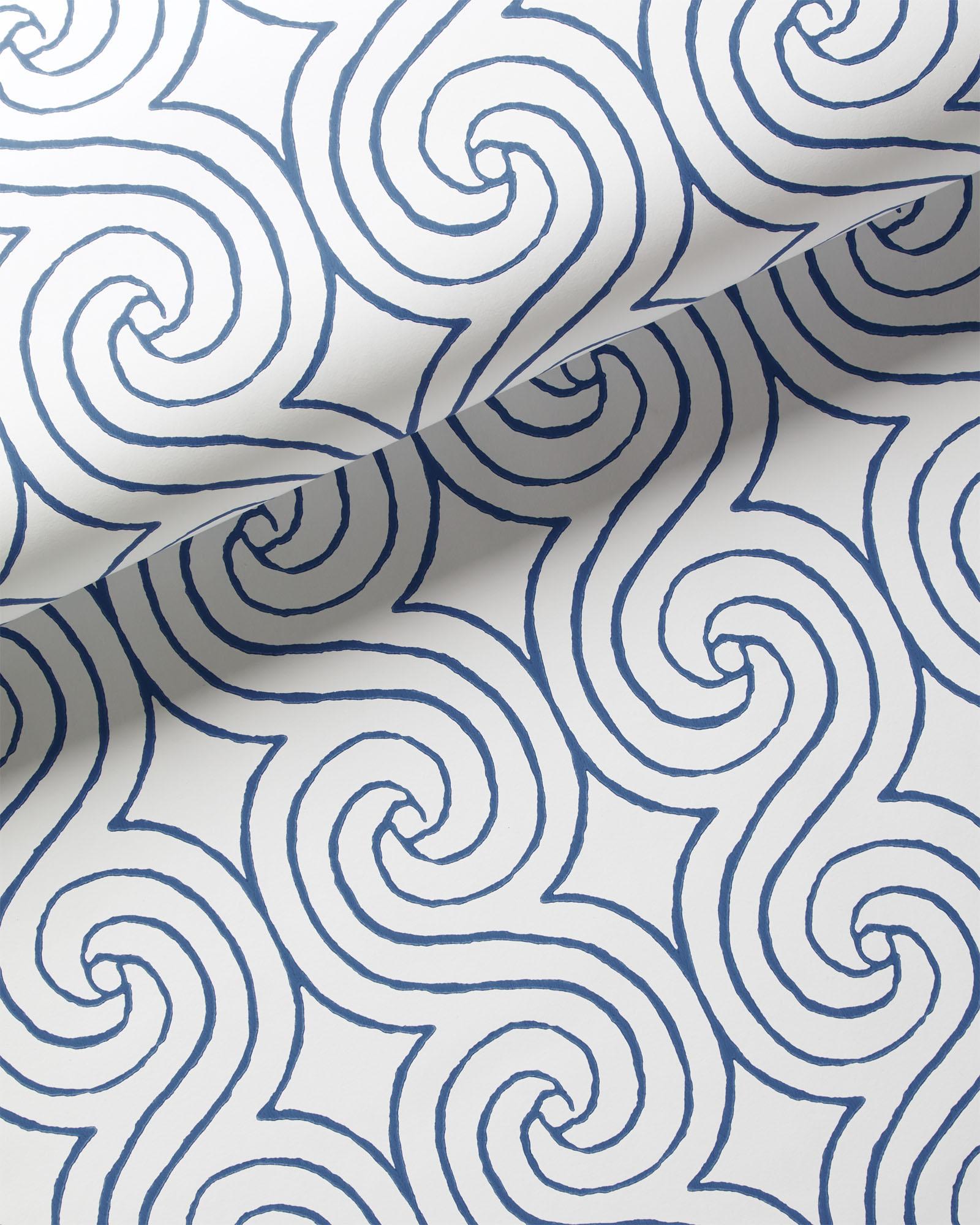 Swirl Wallpaper Swatch Serena and Lily