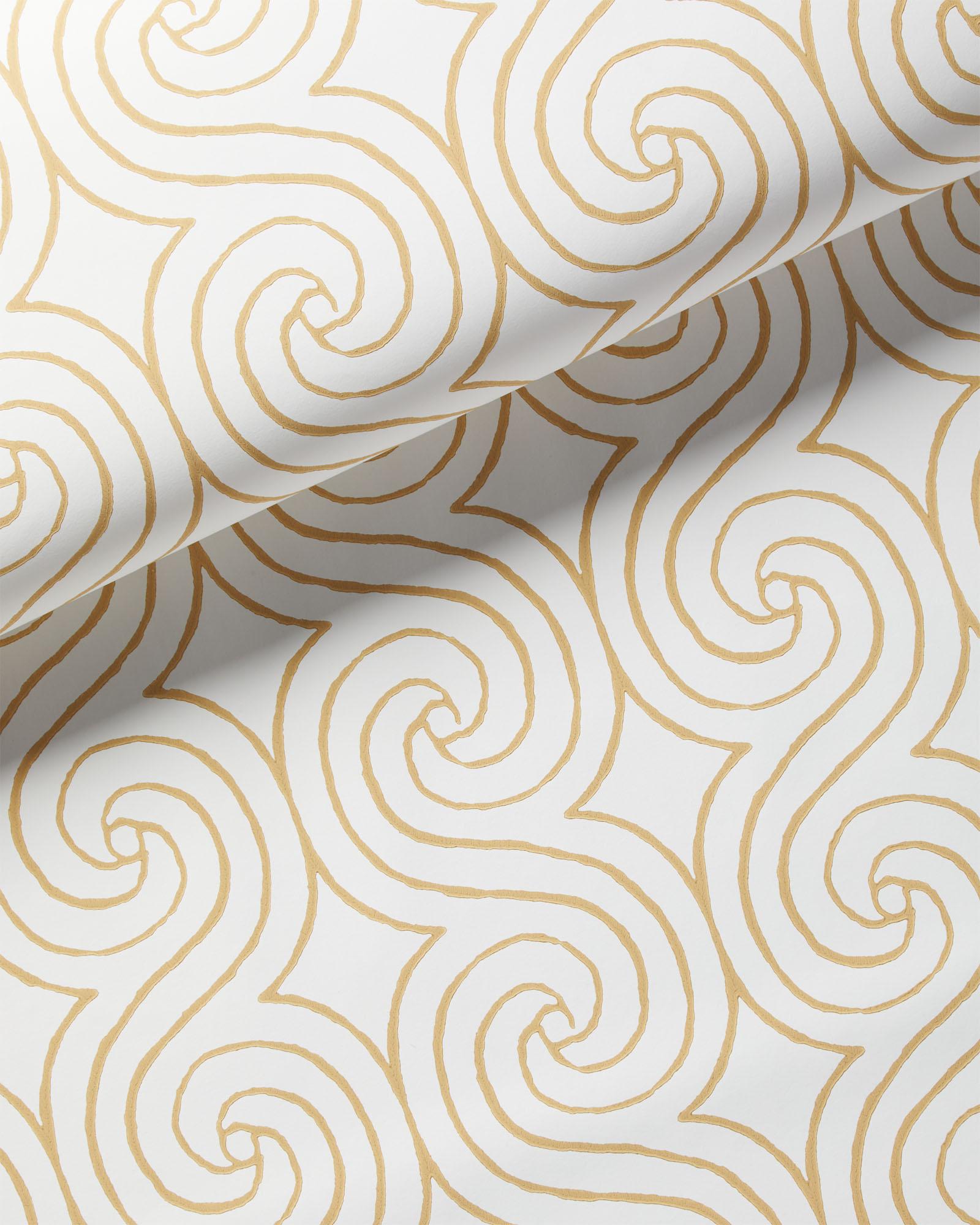 Swirl Wallpaper Swatch Serena and Lily