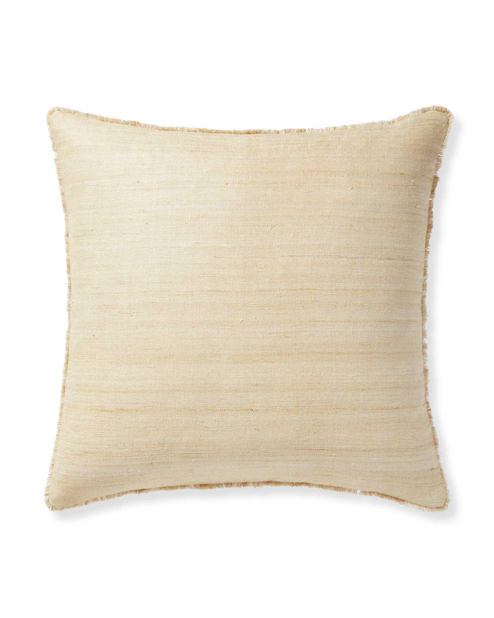 Wiltshire Raw Silk Pillow Cover Serena and Lily