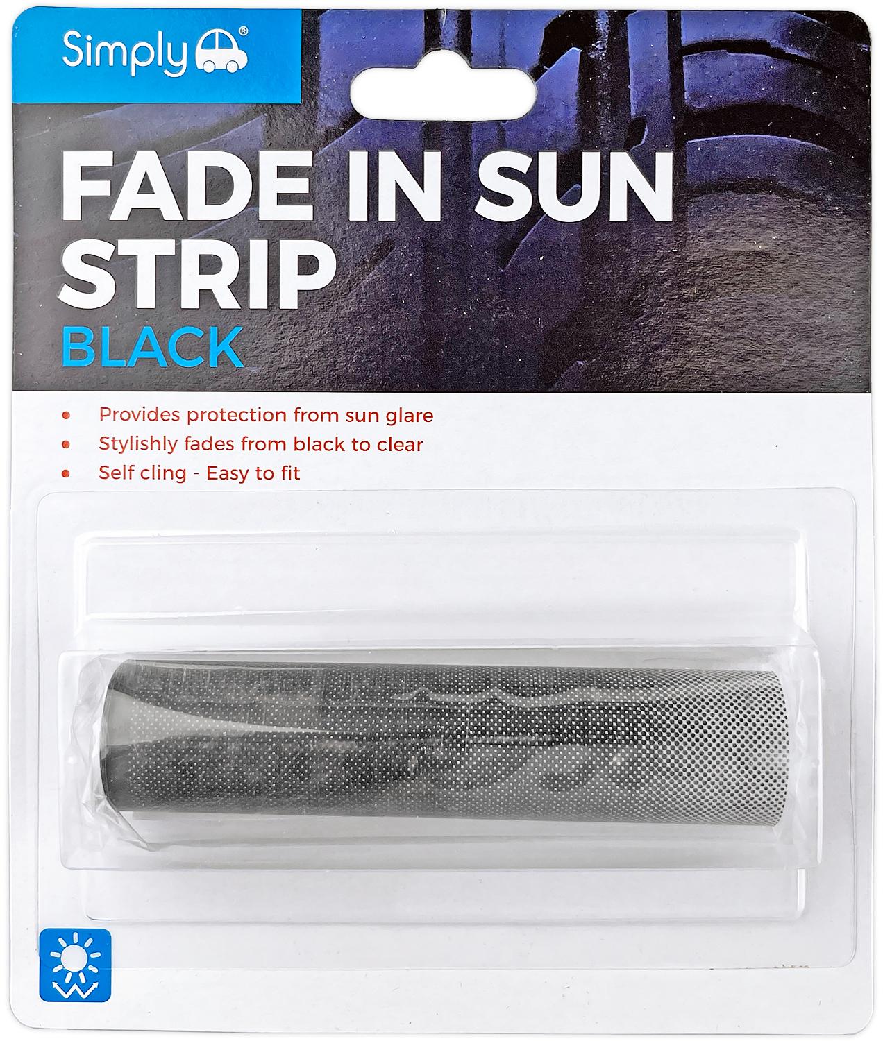 Anti Glare Fade In Strip Black Halfords UK