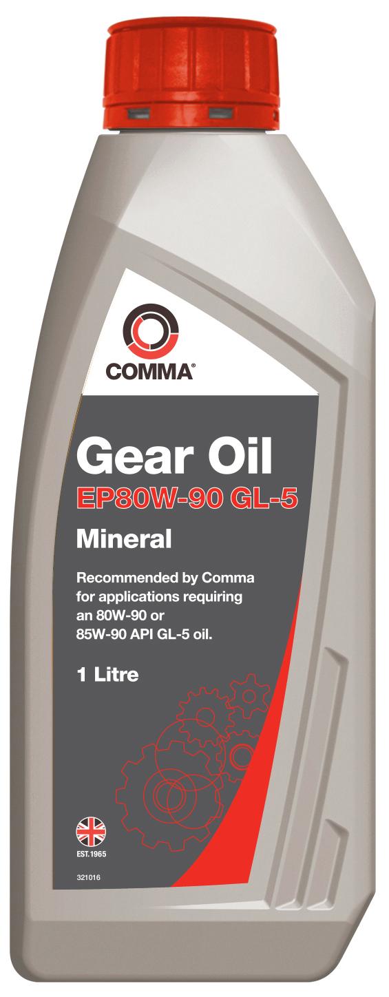 Comma Gear Oil EP80W90 GL5 1L Halfords UK