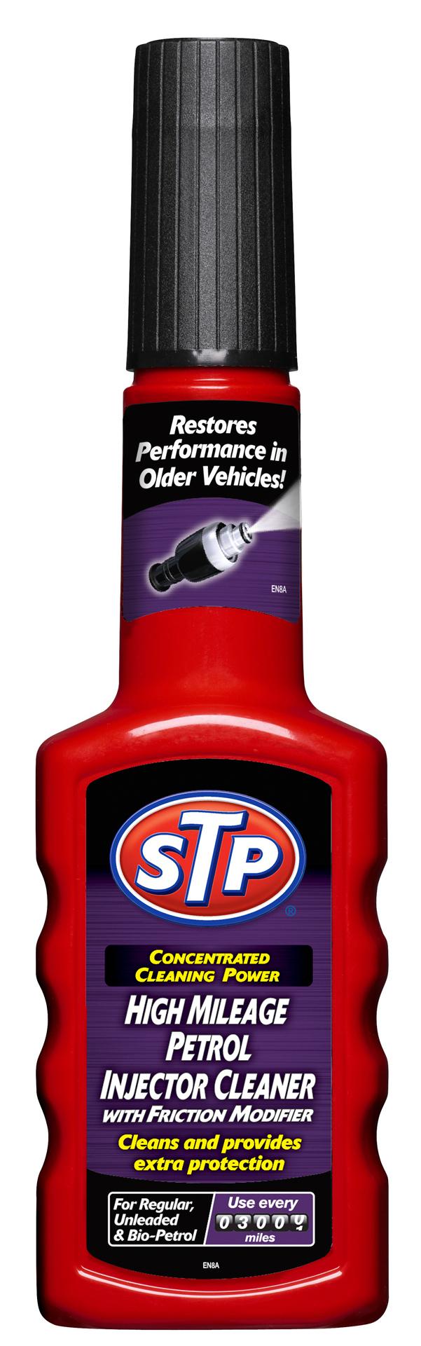STP High Mileage Petrol Injector Cleaner 200ml Halfords UK