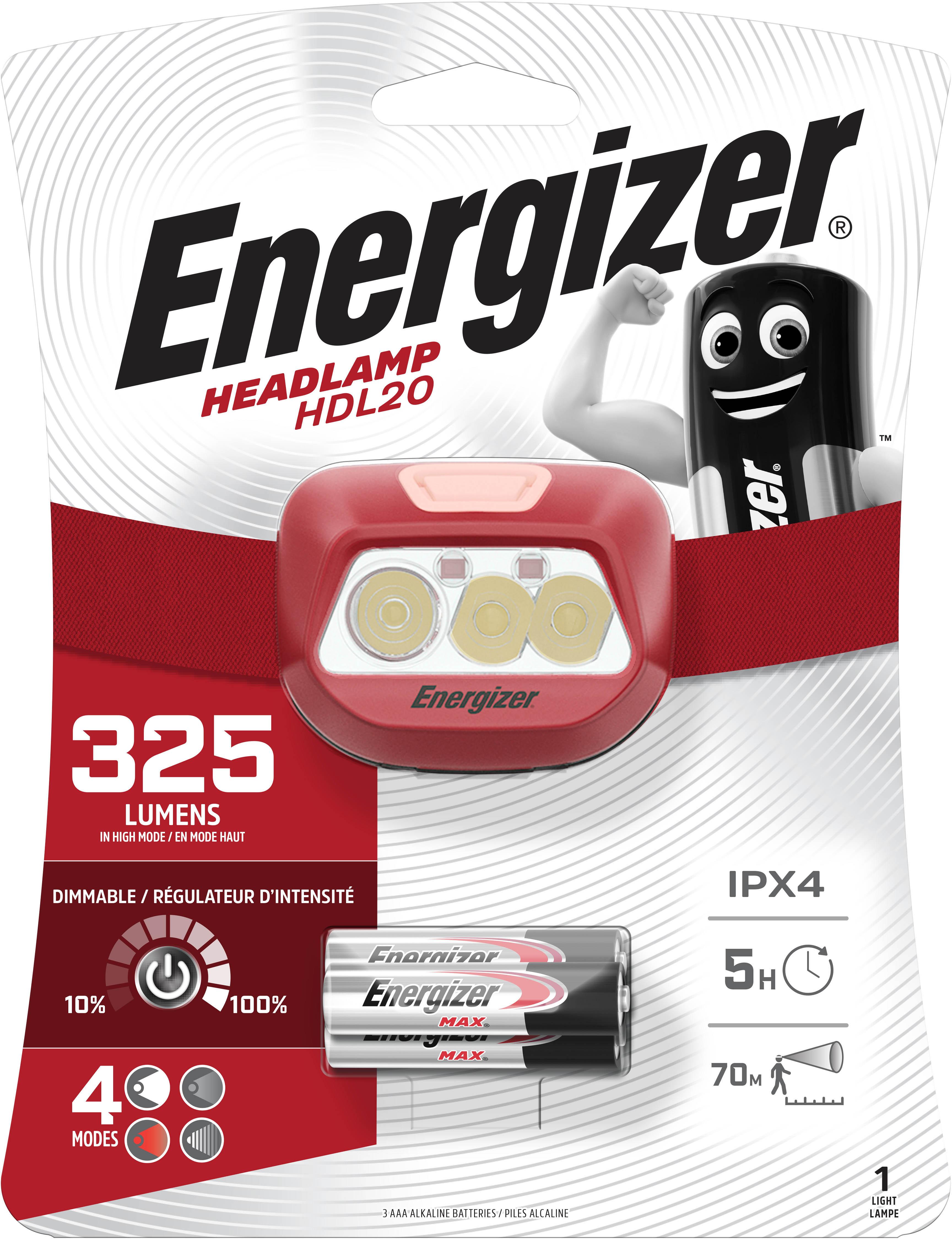 Energizer HDL20 Head Torch Halfords UK