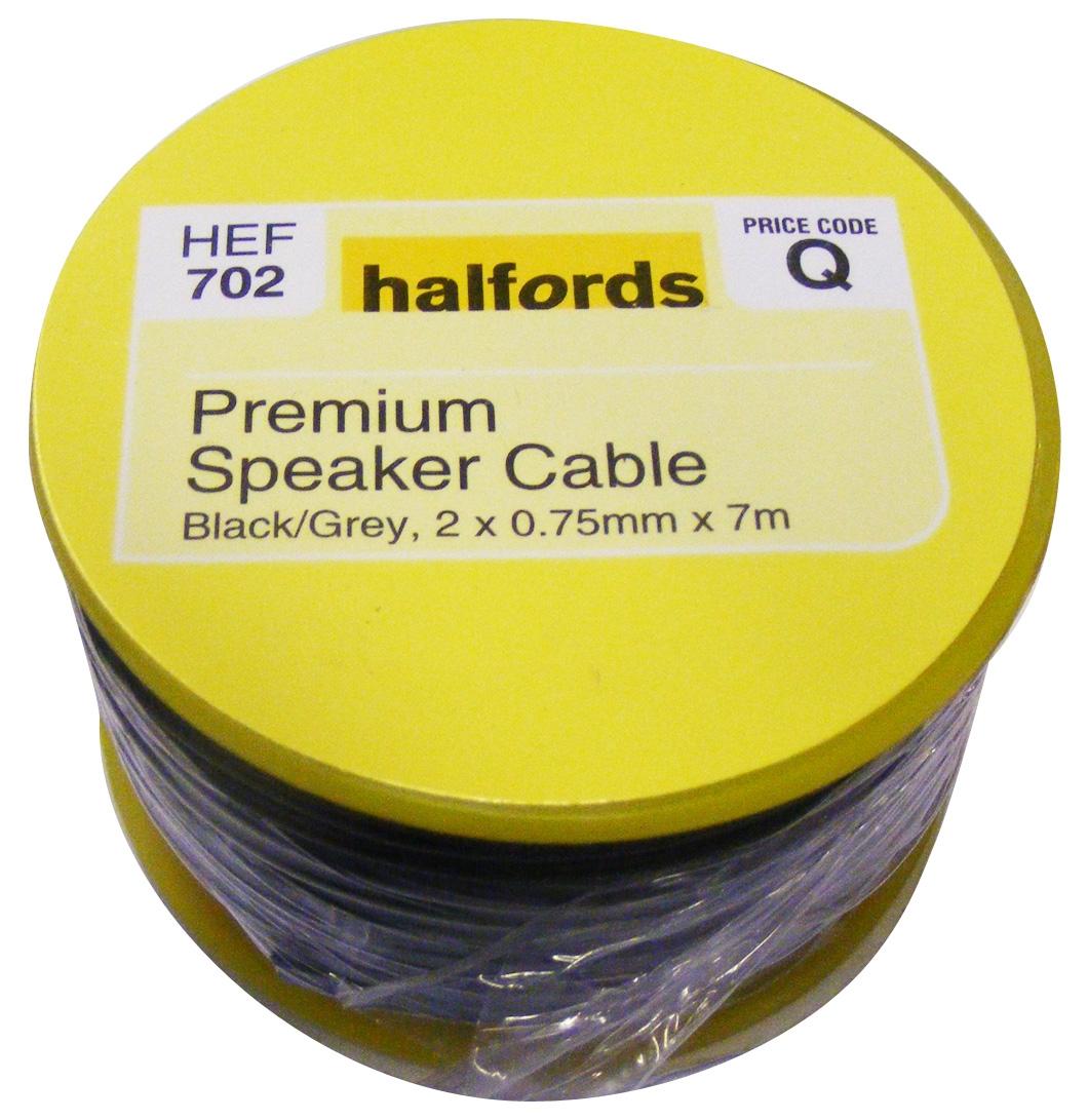 Halfords Premium Speaker Cable HEF702 Halfords UK