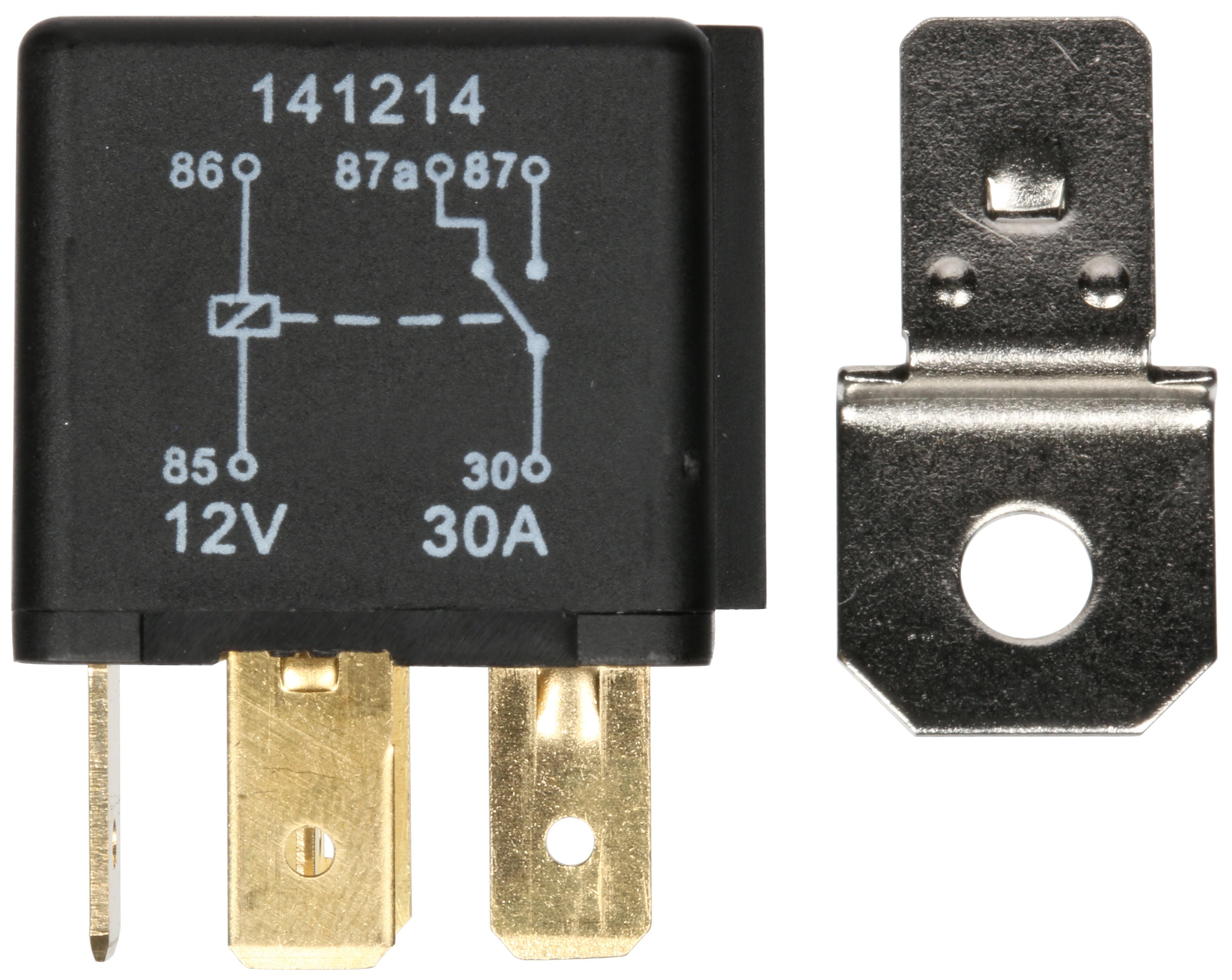 Halfords HEF558 Relay 12V 2 x 30A 5 PIN Halfords UK