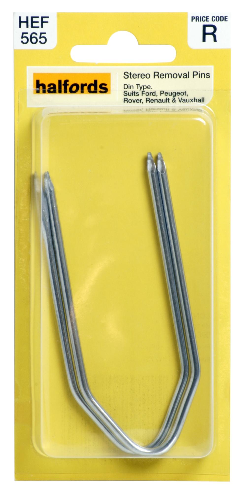 Halfords Stereo Removal Pins Din Type Halfords UK