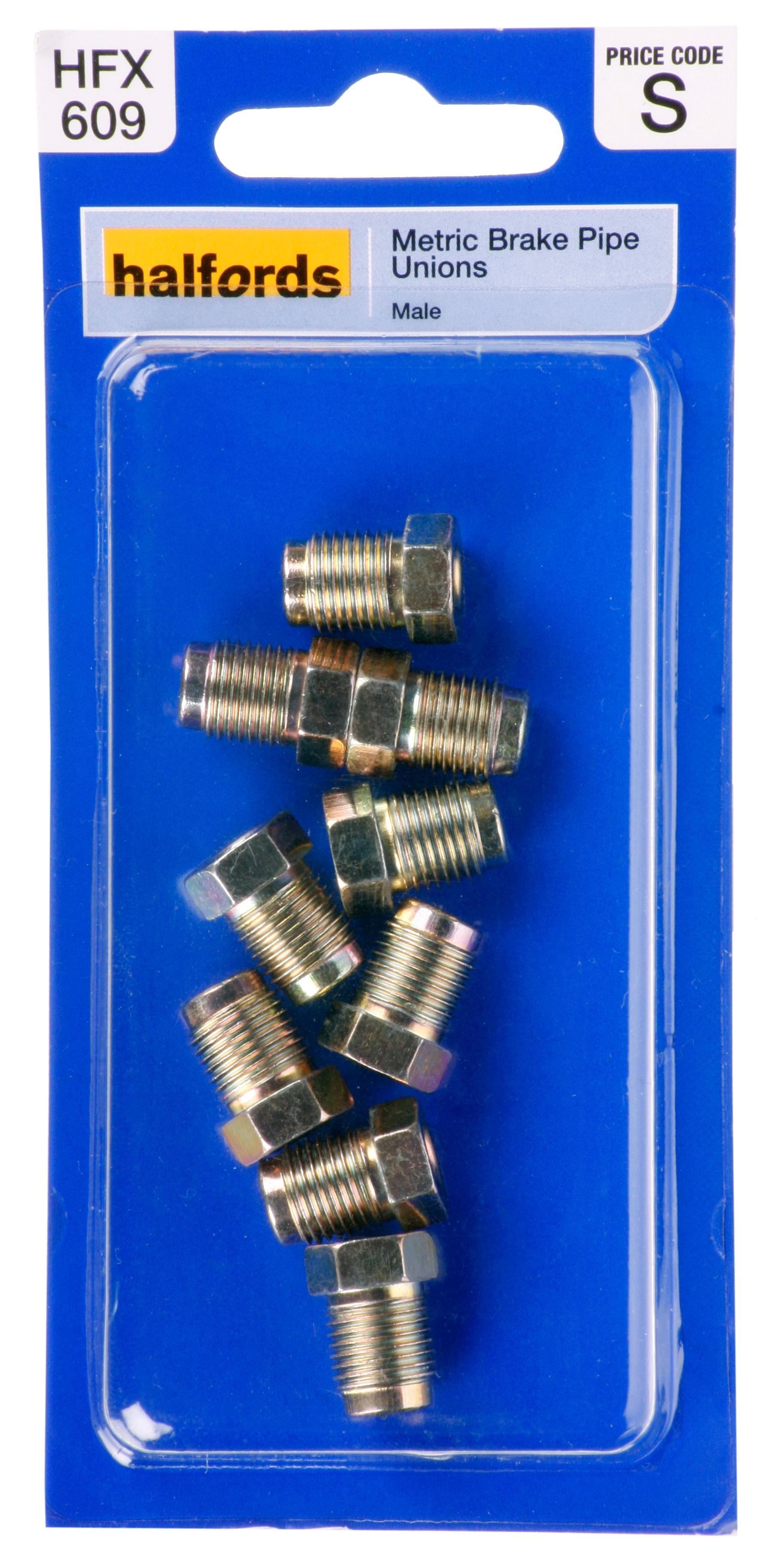 Halfords Brake Pipe Unions Metric Male Halfords UK