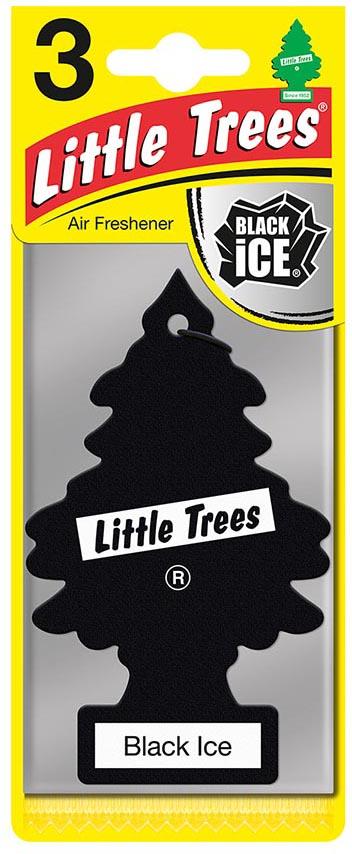 Little Trees New Black Ice Air Freshener 3 Pack Halfords UK