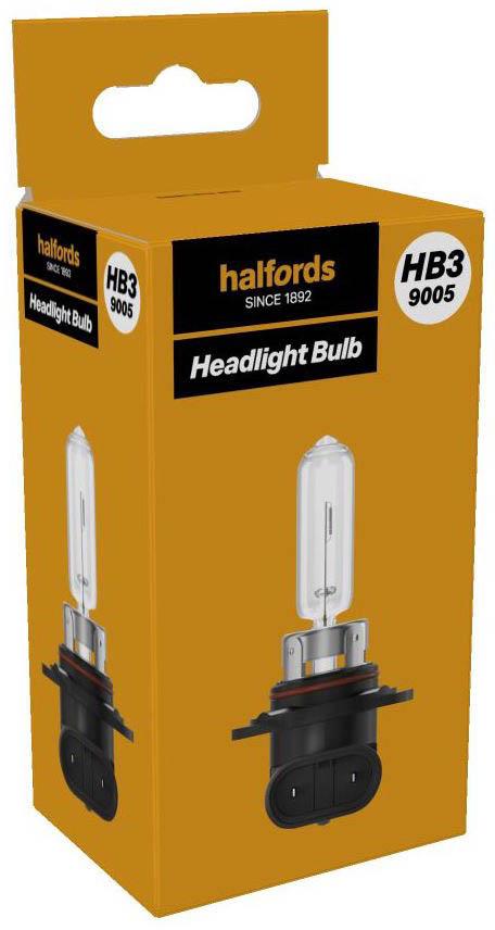 Halfords HB3 9005 Car Headlight Bulb Single Pack Halfords UK