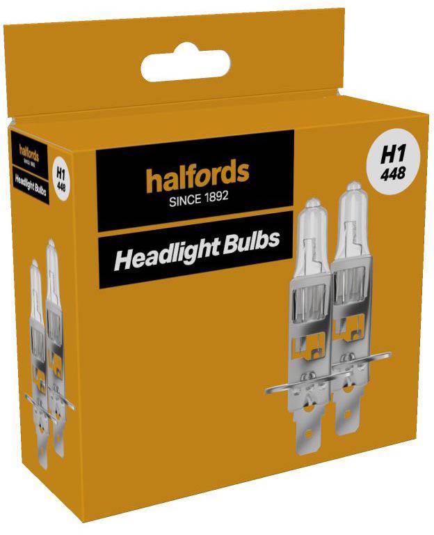 Halfords H1 448 Car Headlight Bulb Twin Pack Halfords UK