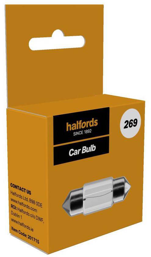 Halfords 269 Car Bulb Single Pack Halfords UK