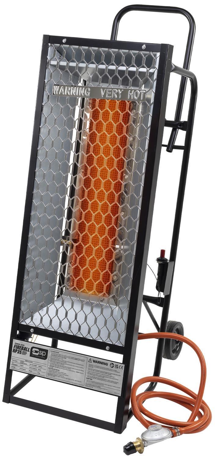 SIP FIREBALL RP35 Radiant Propane Heater Halfords UK