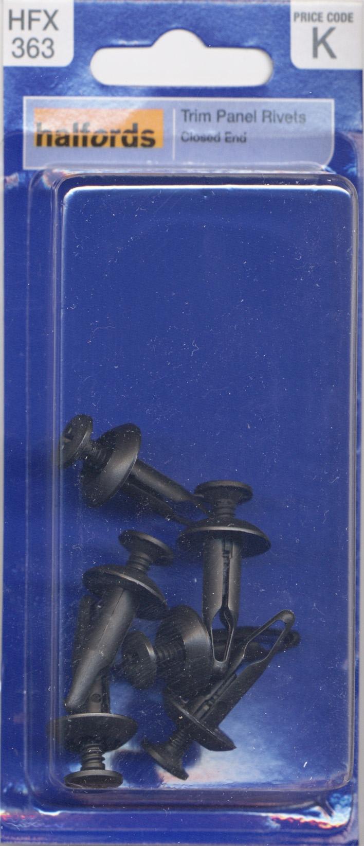 Halfords Trim Panel Rivets (HFX363) Halfords UK