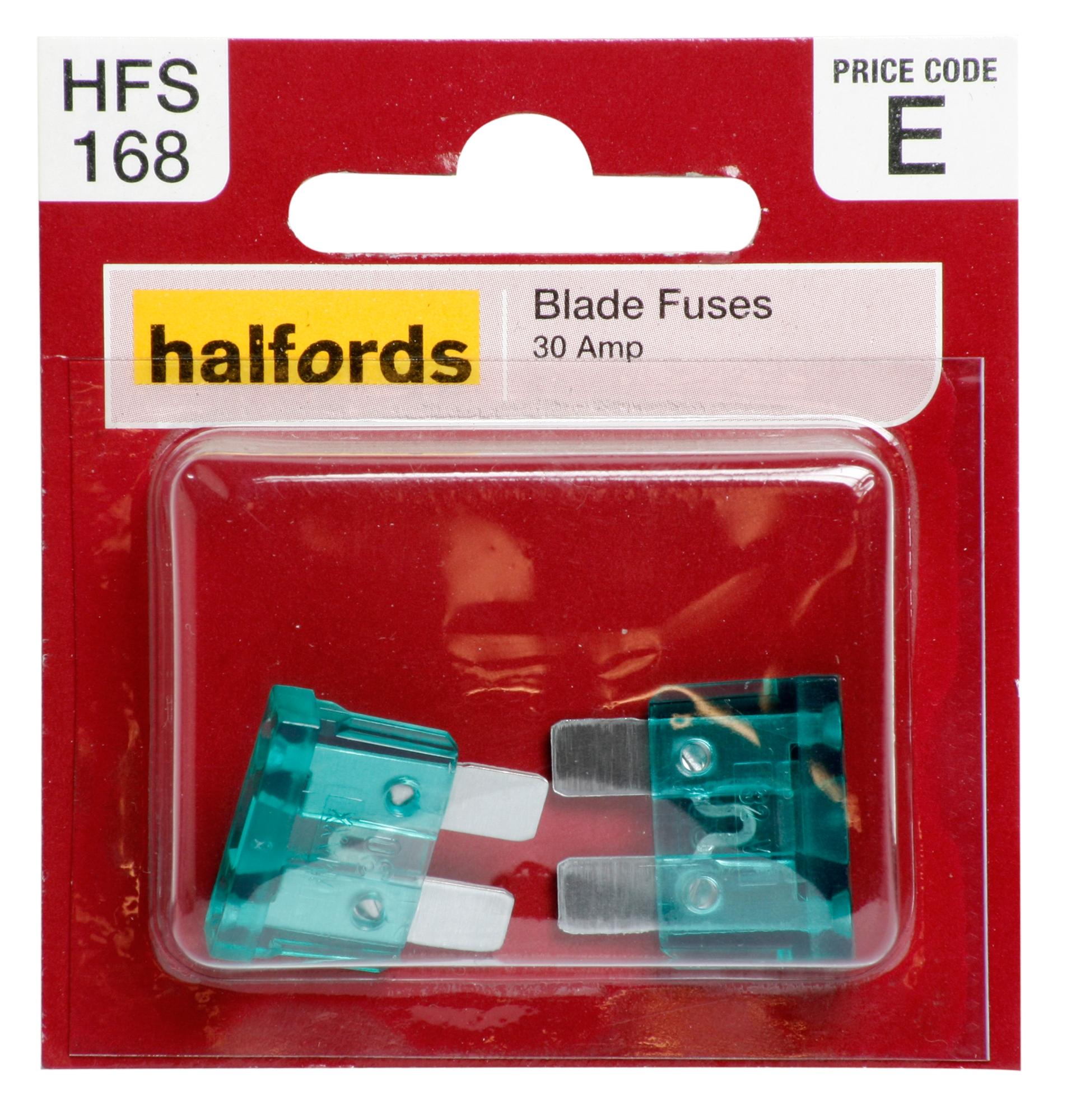 Halfords Blade Fuses 30 Amp (HFS168) Halfords UK
