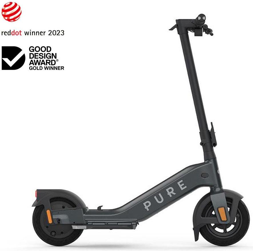Pure Advance+ Mercury Grey Electric Scooter Halfords UK
