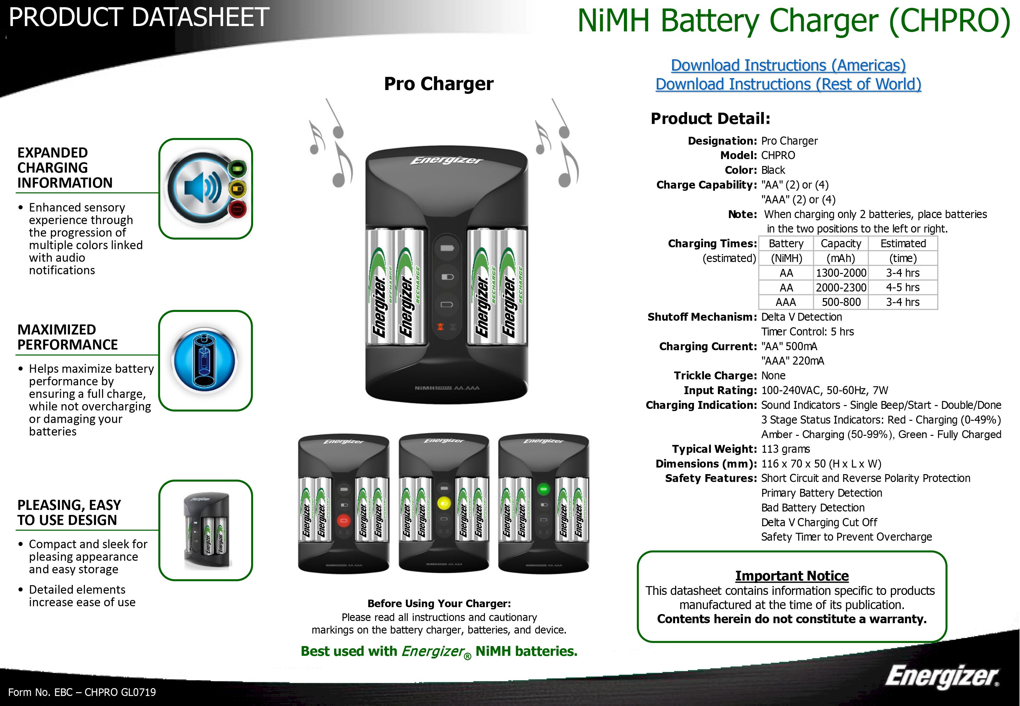 Introducir 57+ imagen energizer nimh battery charger manual - Abzlocal.mx