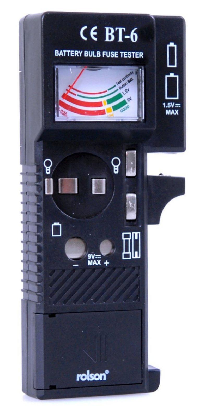 Rolson Battery, Bulb & Fuse Tester Halfords UK
