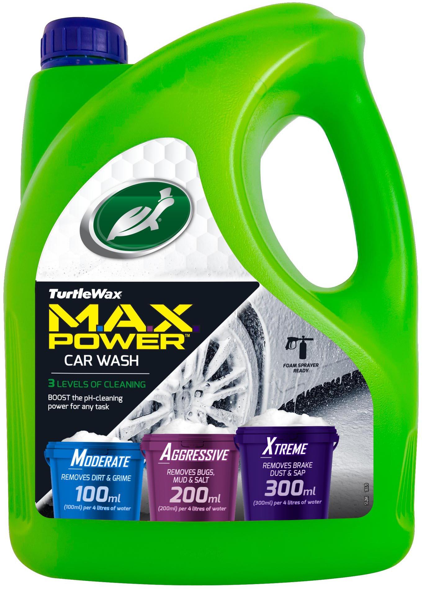 Turtle Wax MAX Power Car Wash 4L Halfords UK