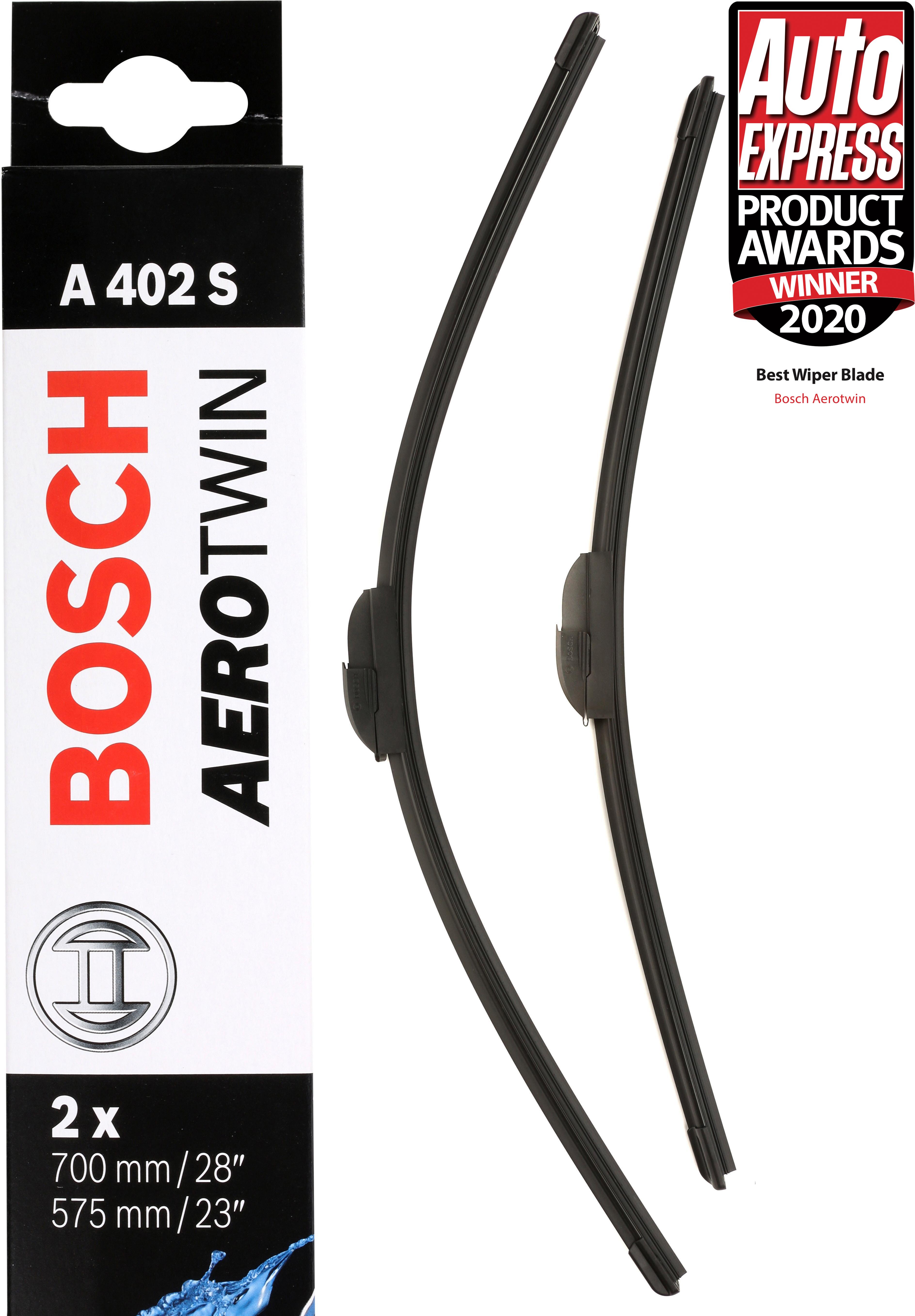 Bosch A402S Wiper Blades Front Pair Halfords UK