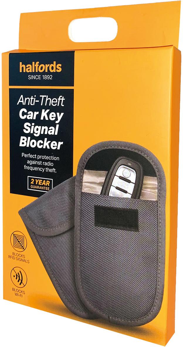 Halfords AntiTheft Car Key Signal Blocker Grey Halfords UK