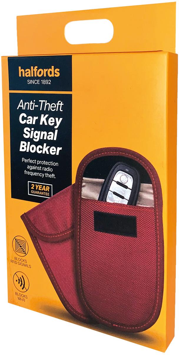 Halfords AntiTheft Car Key Signal Blocker Red Halfords UK
