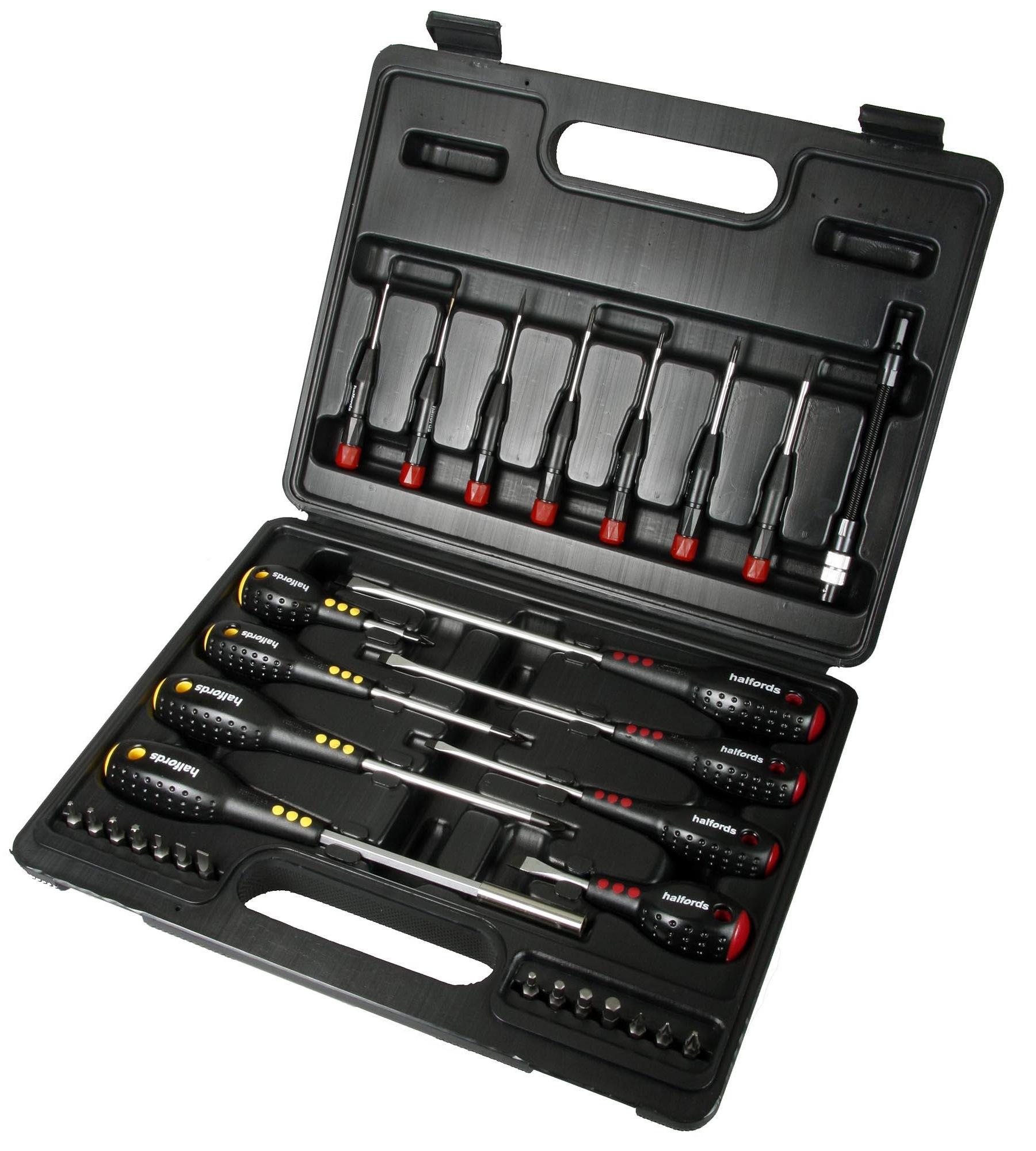 Halfords Advanced Screwdriver & Bit Set Halfords UK