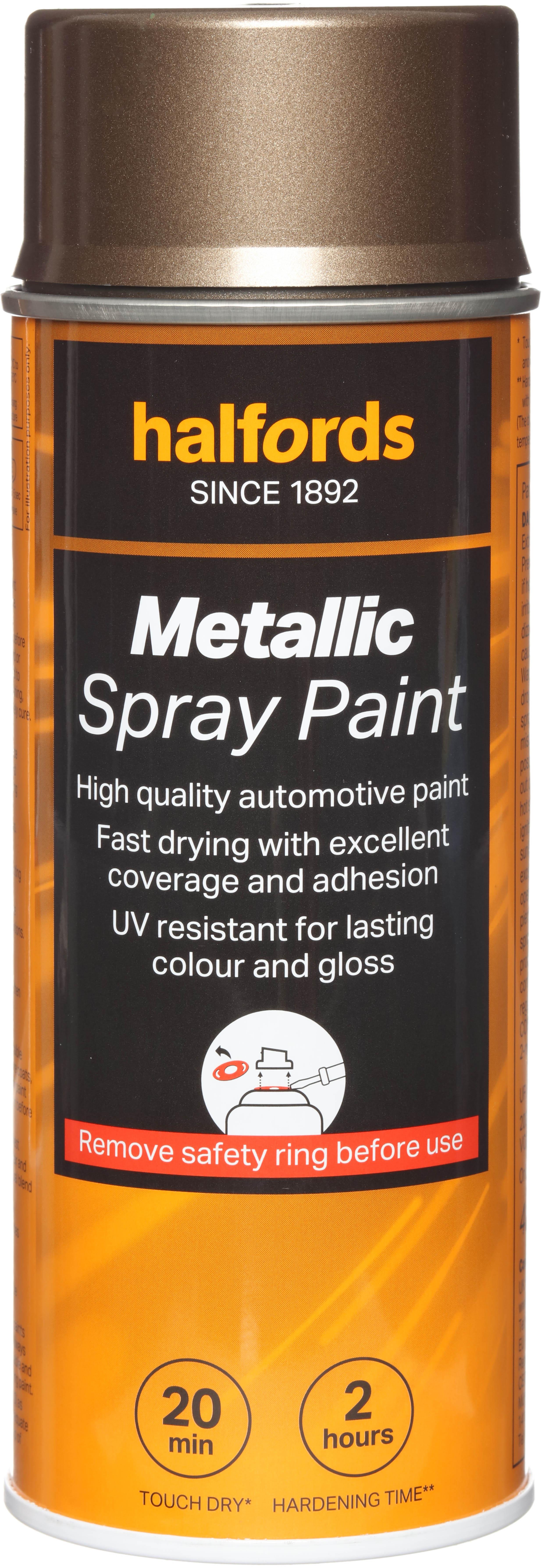 Halfords Brown Metallic Car Spray Paint 400ml Halfords UK