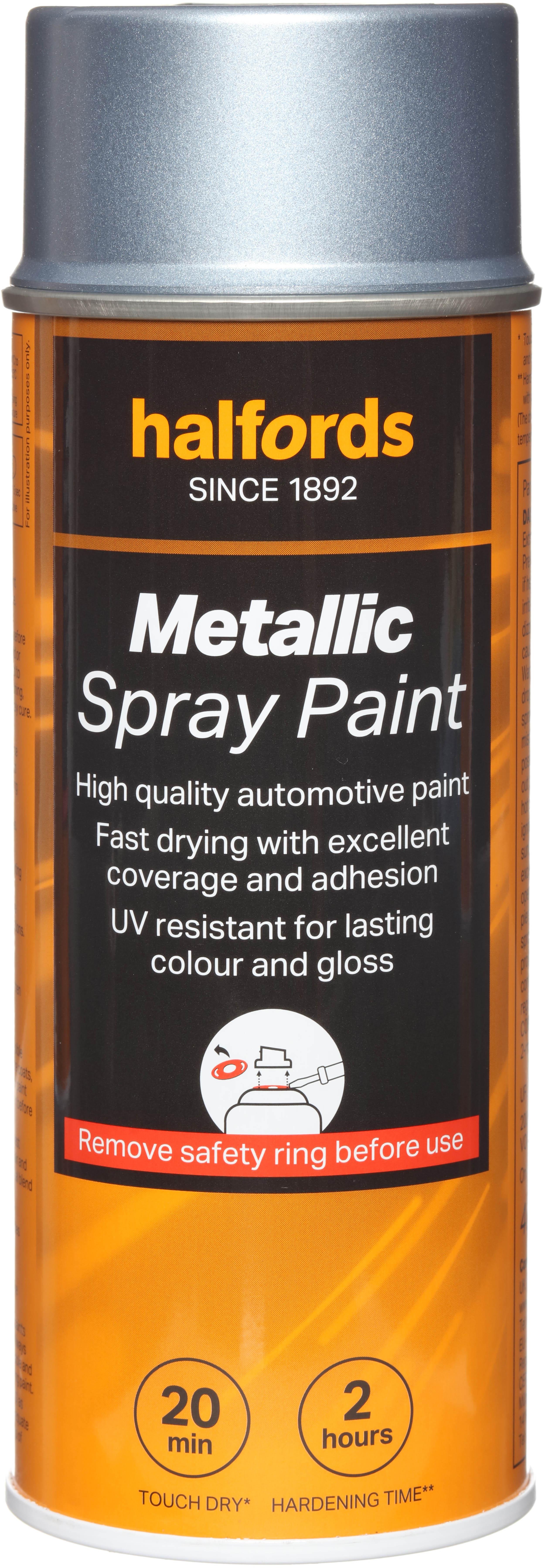 Halfords M3280 Blue Metallic Car Spray Paint 400ml Halfords UK
