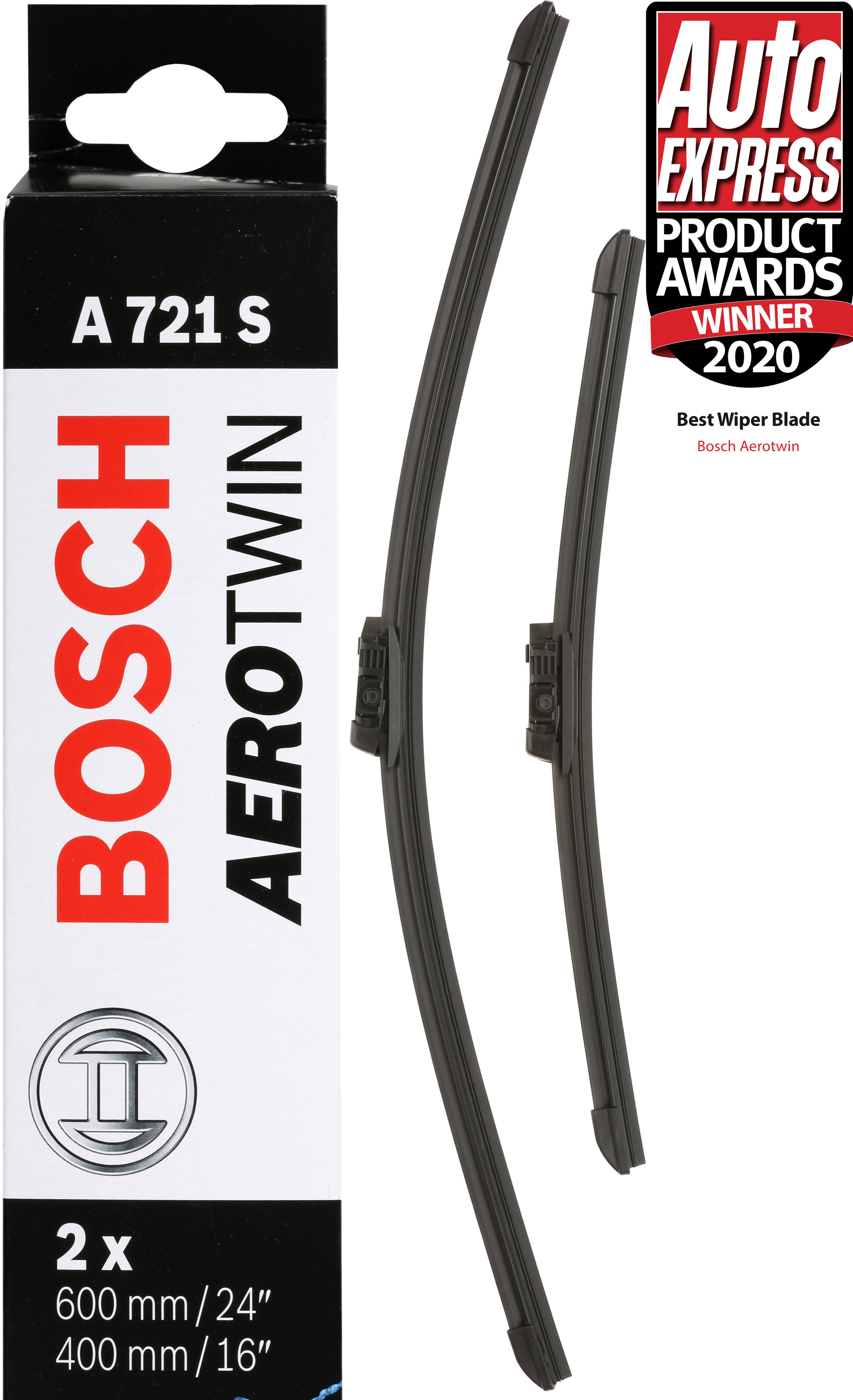 Bosch A721S Wiper Blades Front Pair Halfords UK