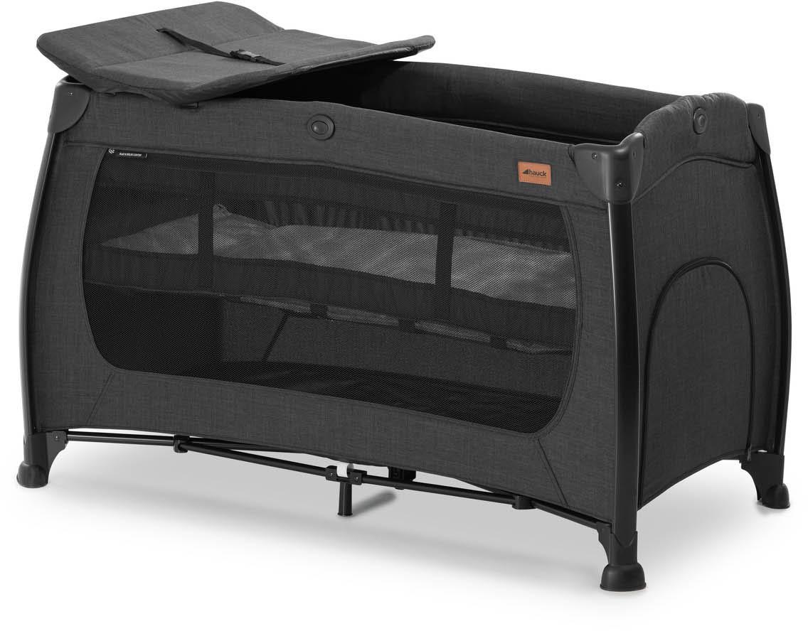 Play N Relax Center Travel Cot Melange Black Halfords UK