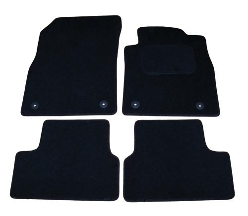 Halfords Fully Tailored Black Mat Set for Vauxhall Astra MK6 20102015
