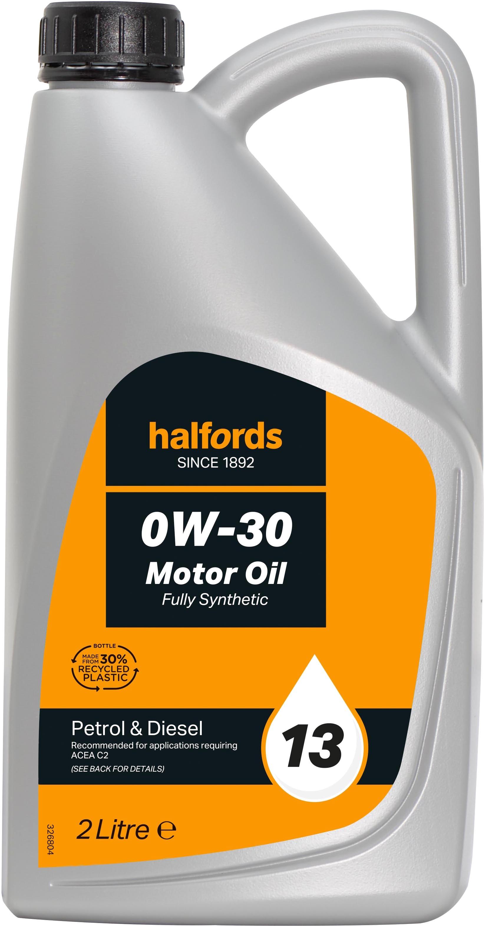 Halfords 0W30 PSA Eco Fully Synthetic Oil 13 2 Litres Halfords UK