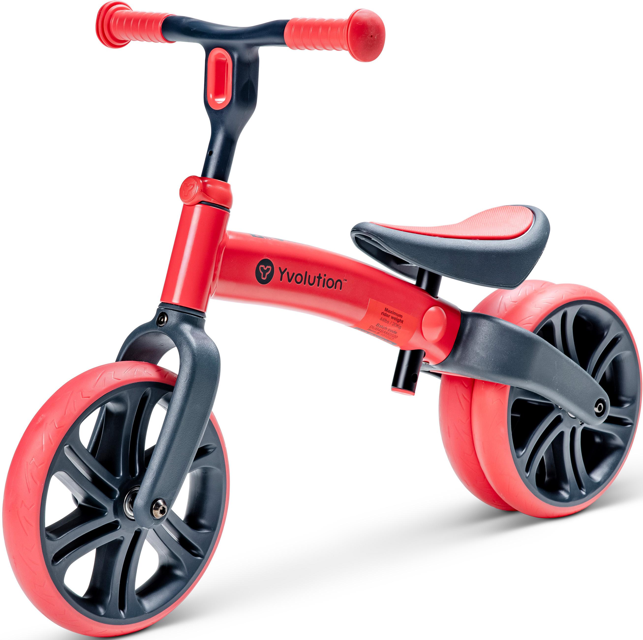 Y Velo Junior Balance Bike Red 9" Wheel Halfords UK