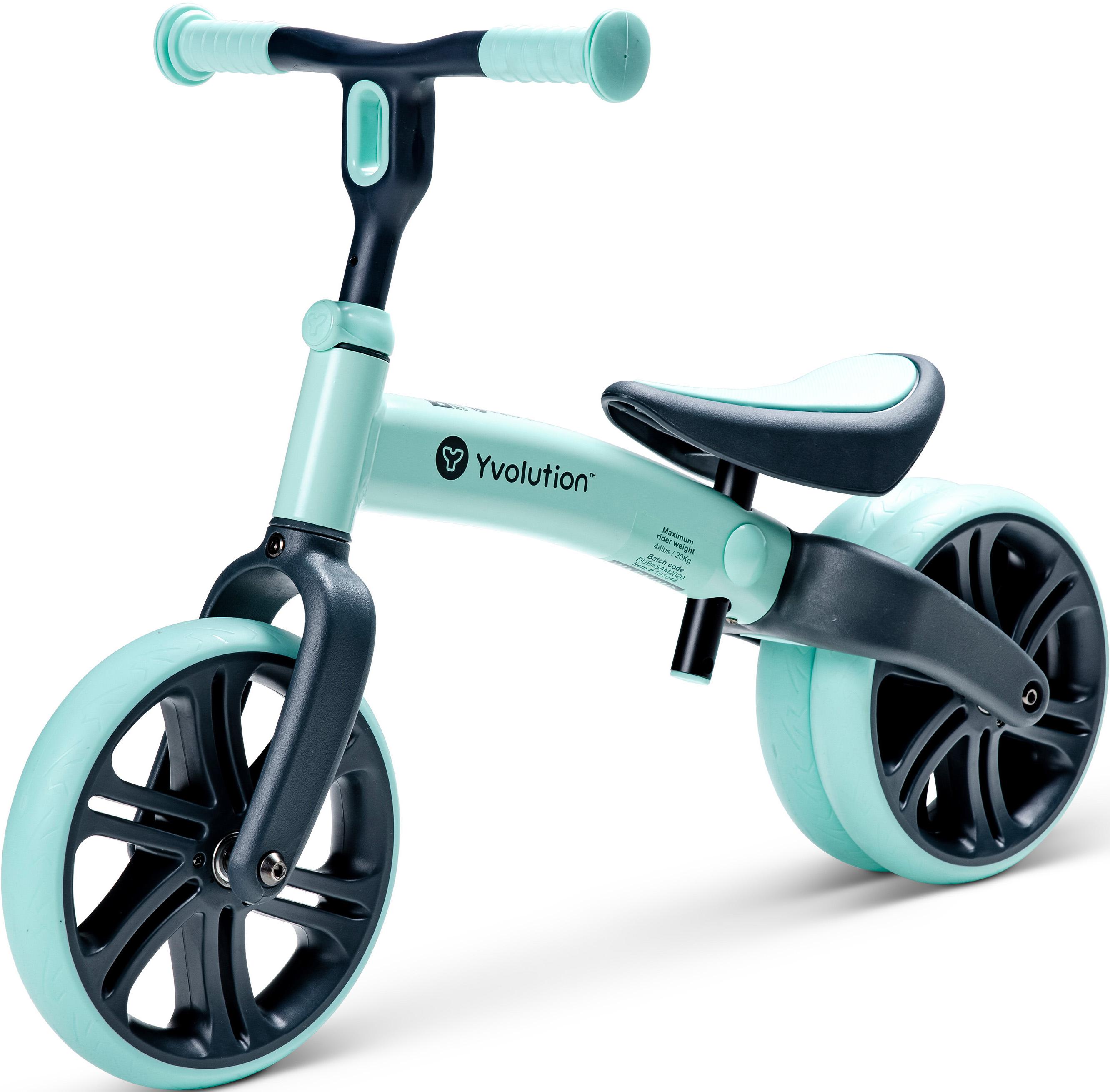 Y Velo Junior Balance Bike Green 9" Wheel Halfords UK