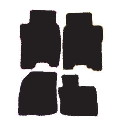 Honda Civic Premium Mats 0 Clips (SS2911) Halfords UK