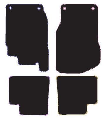 Mercedes M Class (W164) Premium Mats 4 Clips (SS2124) Halfords UK