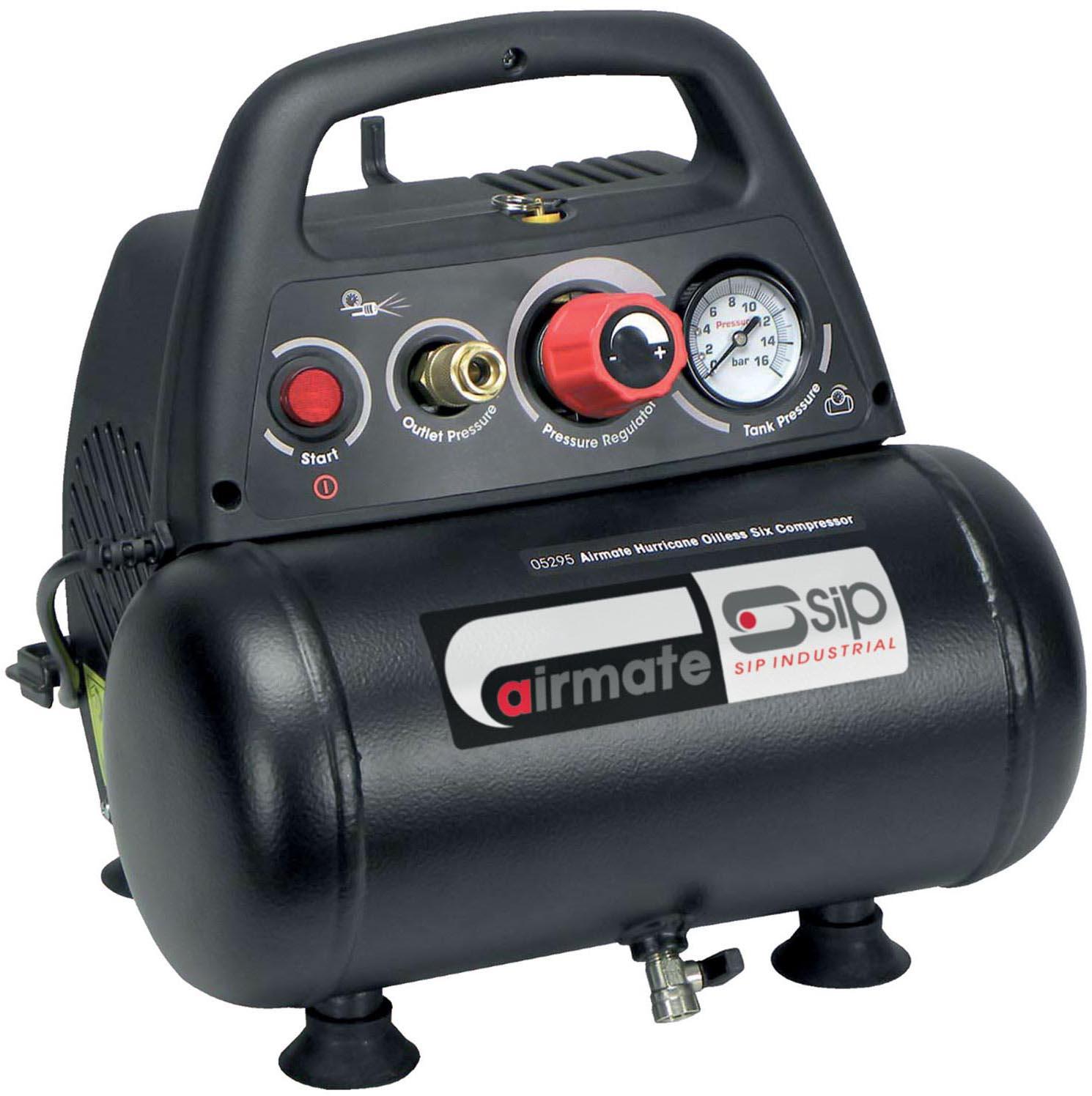 SIP Airmate Hurricane 6 Air Compressor Halfords UK