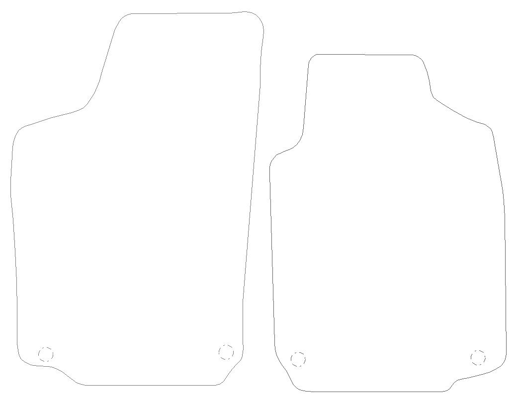 Vauxhall Tigra Twintop Premium Mats 4 Clips (SS2872) Halfords UK